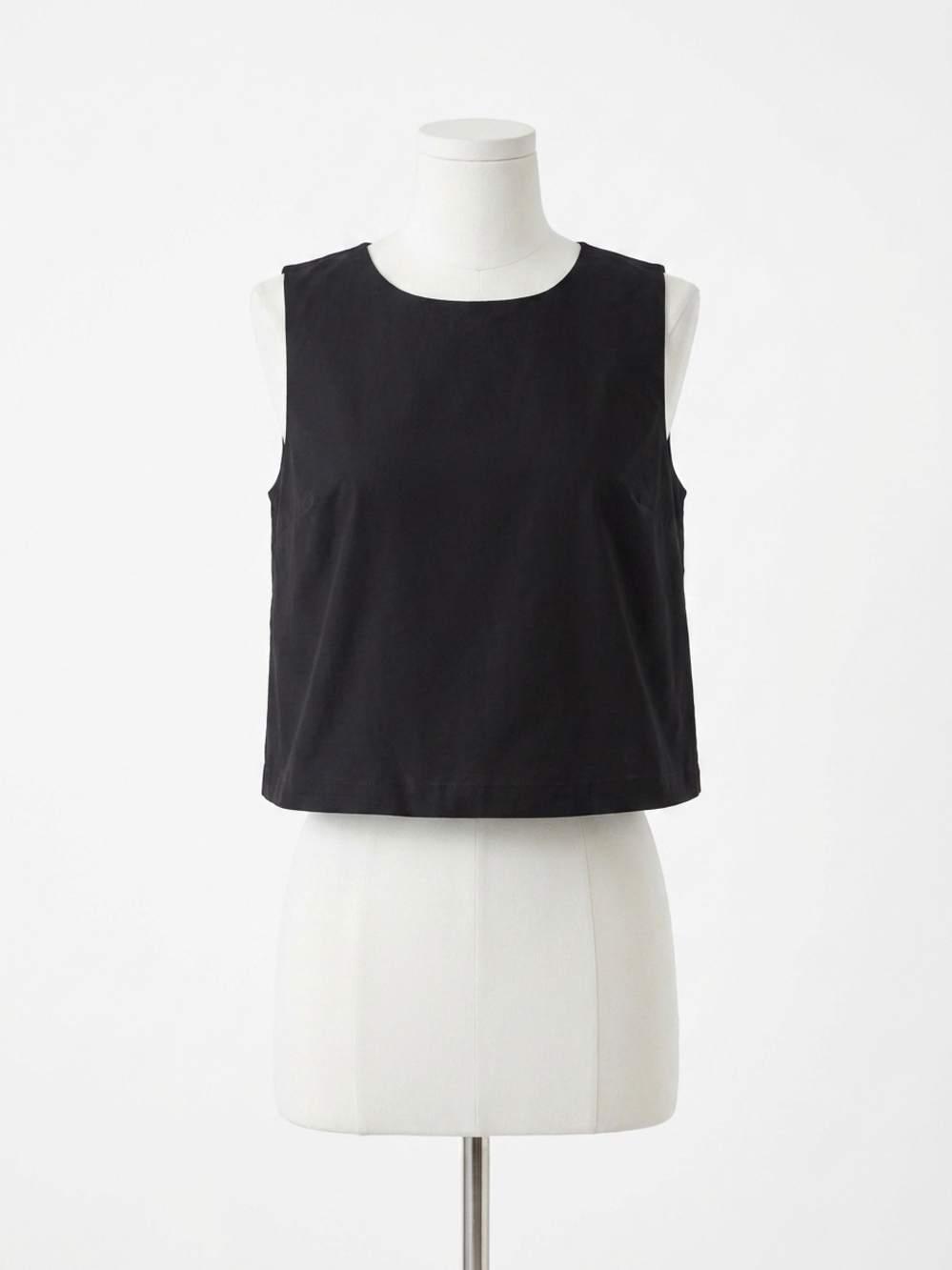 NEW SANCTUARY desired summer crop shell tank in black